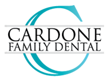 The image features a logo with text elements, including a stylized emblem and the names CARONDE FAMILY DENTAL and CARDONE FAMILY DENTAL.